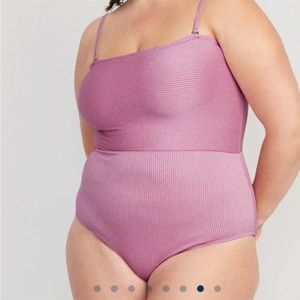 Old Navy pink/gold swimsuit
